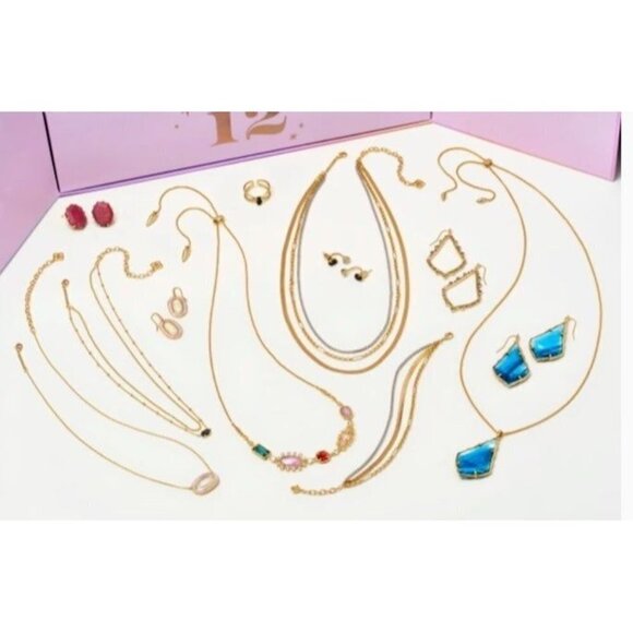 Kendra Scott 2021 Collectors Box 12 Piece Jewelry Gift Set NIB - Picture 7 of 8